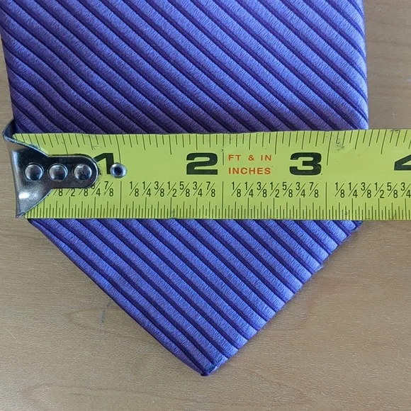 SALE💥. Dion Signature tie, purple - Picture 3 of 4